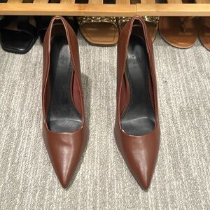 Chocolate Brown Pumps (New)